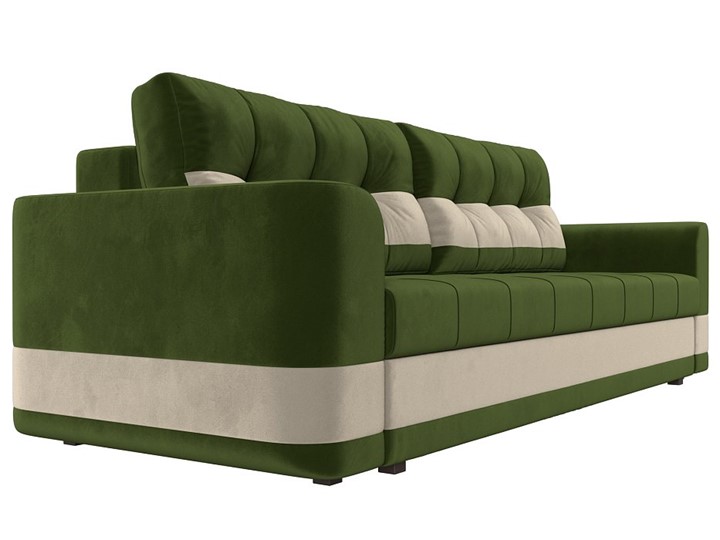 Прямой диван Честер, Зеленый/бежевый (вельвет) в Первоуральске - изображение 2