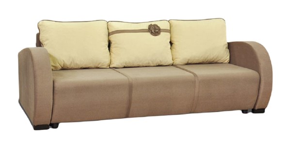 Прямой диван Европа 3 пружинный блок в Кушве - изображение