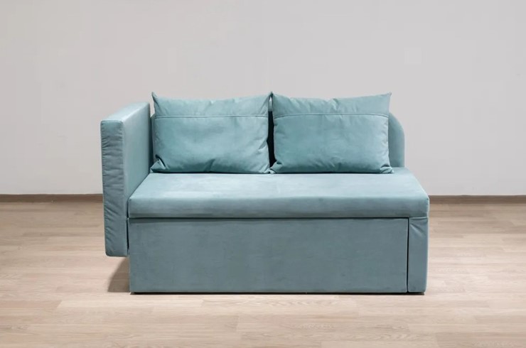 Прямой диван Мирка, newtone aqua blue в Ирбите - изображение 3