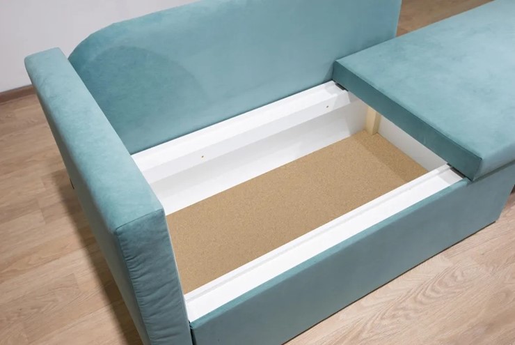 Прямой диван Мирка, newtone aqua blue в Ревде - изображение 5