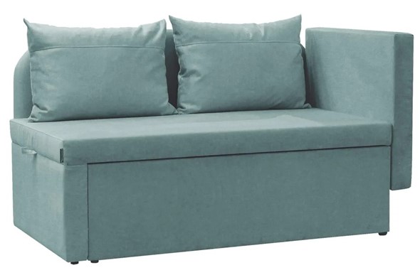 Прямой диван Мирка, newtone aqua blue в Артемовском - изображение