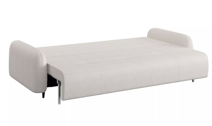 Прямой диван Монблан 3т, Рогожка Муза 01 в Ревде - изображение 1