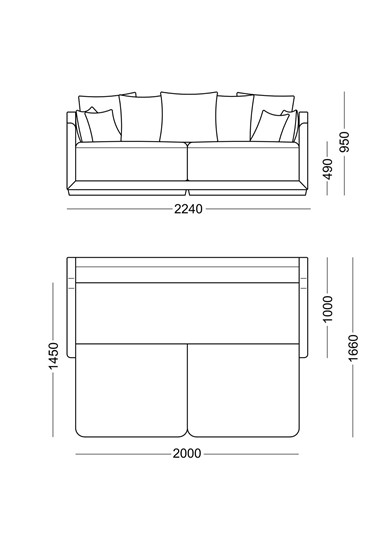 Прямой диван Теннеси в Артемовском - изображение 7