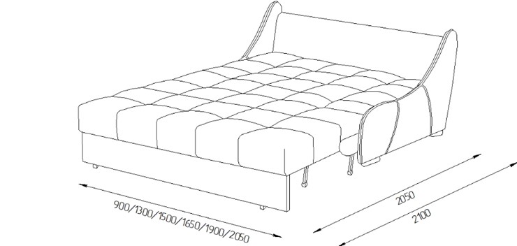 Прямой диван Токио 130 (НПБ) в Каменске-Уральском - изображение 12