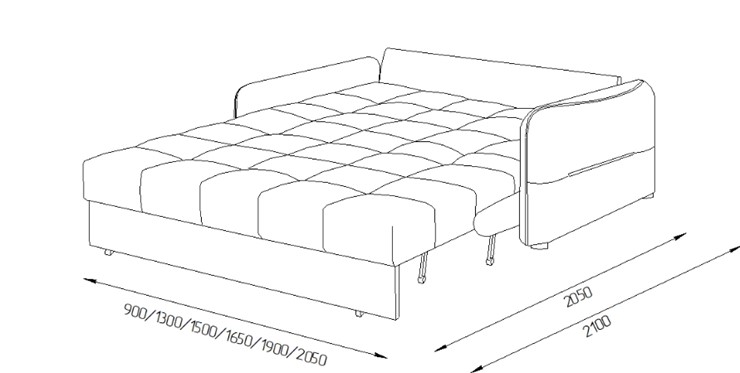 Прямой диван Токио 2 130 (НПБ) в Краснотурьинске - изображение 8