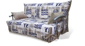 Прямой диван Аккордеон с боковинами, спальное место 1400 в Кушве