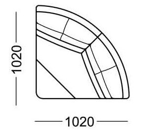 Угловая секция 90 градусов, Кристина в Первоуральске - изображение