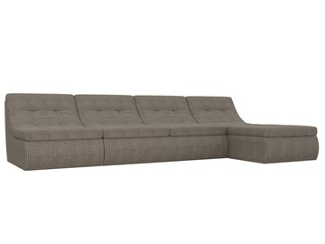 Большой модульный диван Холидей, Корфу 03 (рогожка) в Ревде