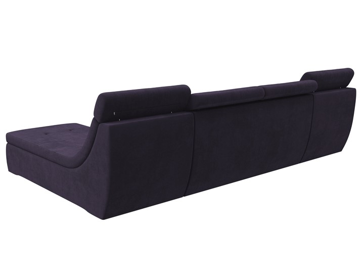 Модульный угловой диван Холидей люкс, Фиолетовый (велюр) в Екатеринбурге - изображение 5