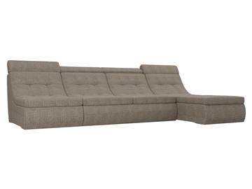 Модульный раскладной диван Холидей люкс, Корфу 03 (рогожка) в Первоуральске