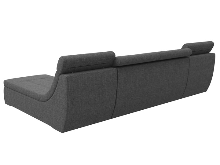 Модульный угловой диван Холидей люкс, Серый (рогожка) в Первоуральске - изображение 5