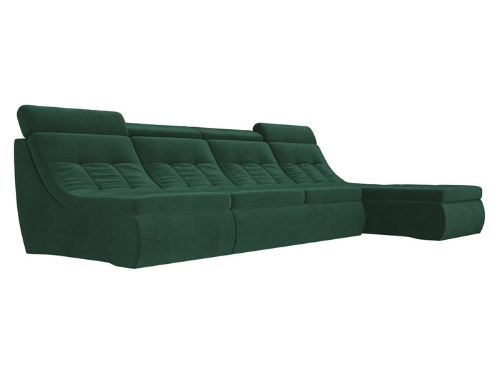 Модульный раскладной диван Холидей люкс, Зеленый (велюр) в Екатеринбурге - изображение 4