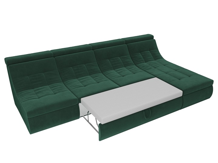 Модульный раскладной диван Холидей люкс, Зеленый (велюр) в Екатеринбурге - изображение 8