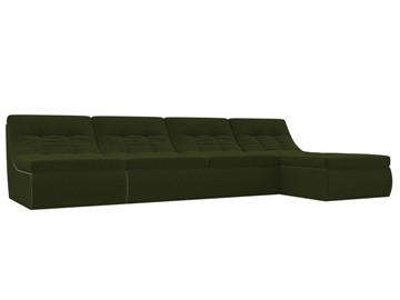 Большой модульный диван Холидей, Зеленый (микровельвет) в Асбесте