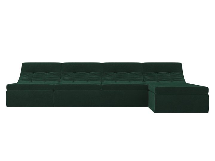 Большой модульный диван Холидей, Зеленый (велюр) в Екатеринбурге - изображение 3