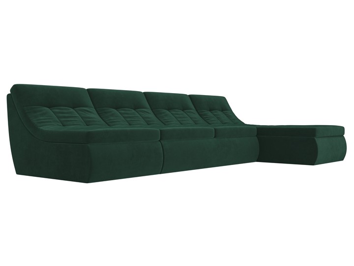 Большой модульный диван Холидей, Зеленый (велюр) в Екатеринбурге - изображение 4