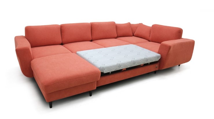Модульный диван Томас с широкими подлокотниками и пуф-столик с подъемным механизмом в Екатеринбурге - изображение 4