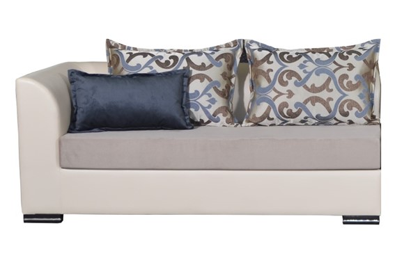 Секция с раскладкой Доминго, 2 большие подушки, 1 средняя (угол слева) в Первоуральске - изображение