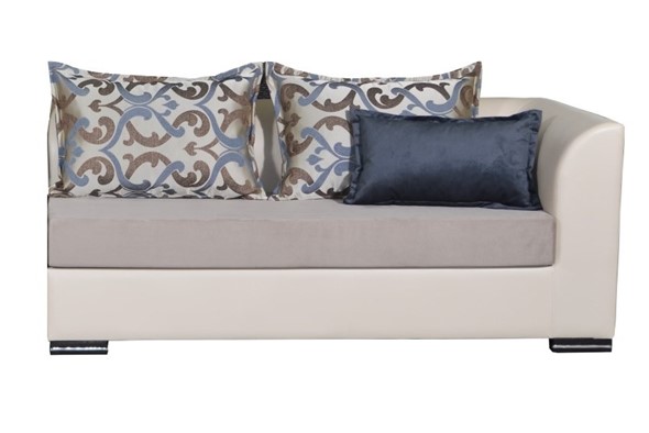 Секция с раскладкой Доминго, 2 большие подушки, 1 средняя (угол справа) в Первоуральске - изображение
