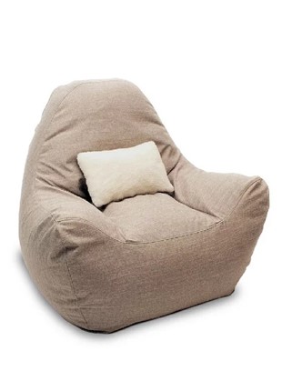 Кресло-мешок Эдем, рогожка орион, бежевый в Ревде - изображение
