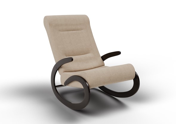 Кресло-качалка Мальта, ткань AMIGo песок 10-Т-П в Тавде - изображение