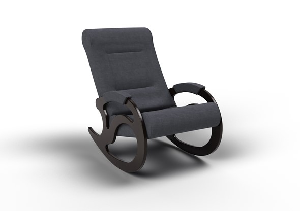 Кресло-качалка Вилла, ткань графит 11-Т-ГР в Ревде - изображение