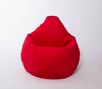 Кресло-мешок Груша малое, велюр однотон, красное в Первоуральске - предосмотр 2
