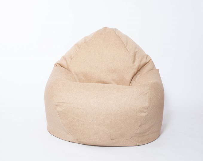 Кресло-мешок Макси, рогожка, 150х100, песочное в Ирбите - изображение 1