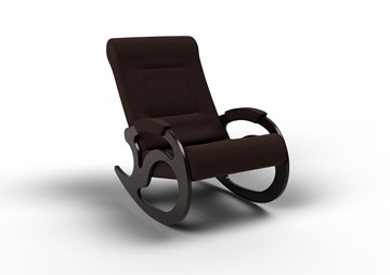 Кресло-качалка Вилла, ткань шоколад 11-Т-Ш в Асбесте