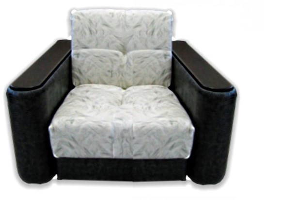 Кресло-кровать Аккордеон-1, 70 (круглые подлокотники) в Первоуральске - изображение