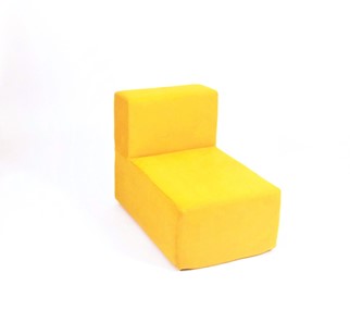 Кресло Тетрис 50х80х60, желтое в Каменске-Уральском