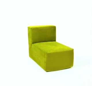 Кресло бескаркасное Тетрис 50х80х60, зеленый в Асбесте