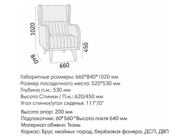 Кресло Градара в Полевском - изображение 6