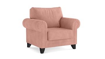 Кресло для отдыха Орландо, велюр аватар розовый 305 в Екатеринбурге - предосмотр