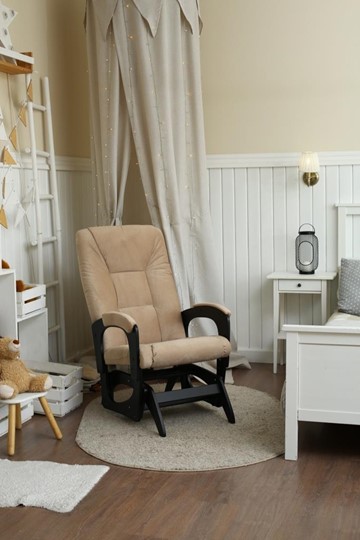 Кресло-качалка Леон маятниковая, ткань AMIGo песок 29-Т-П в Красноуфимске - изображение 6