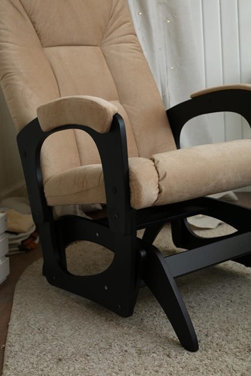 Кресло-качалка Леон маятниковая, ткань AMIGo песок 29-Т-П в Тавде - изображение 8