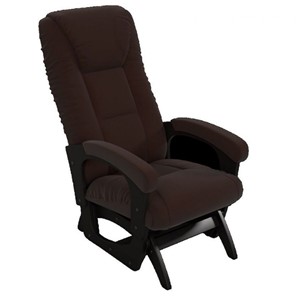Кресло-качалка Леон маятниковая, ткань AMIGo шоколад 29-Т-Ш в Асбесте