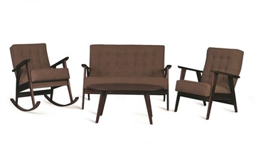Кресло-качалка Ретро (темный тон / 05 - коричневый) в Каменске-Уральском - предосмотр 2