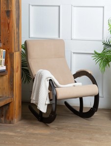 Кресло-качалка в гостиную Корсика, ткань Amigo Beige 34-Т-AB в Красноуфимске - предосмотр 7