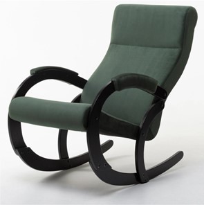Кресло-качалка Корсика, ткань Amigo Green 34-Т-AG в Ревде