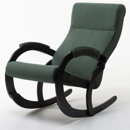 Кресло-качалка Корсика, ткань Amigo Green 34-Т-AG в Ревде - изображение