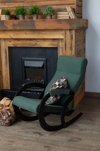 Кресло-качалка Корсика, ткань Amigo Green 34-Т-AG в Ирбите - предосмотр 7