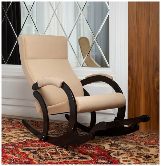 Кресло-качалка Марсель, ткань Amigo Beige 33-Т-AB в Полевском - изображение 6