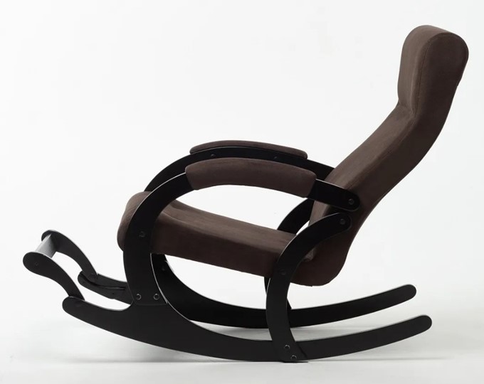 Кресло-качалка Марсель, ткань Amigo Coffee 33-Т-AC в Асбесте - изображение 1