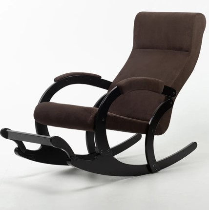 Кресло-качалка Марсель, ткань Amigo Coffee 33-Т-AC в Асбесте - изображение