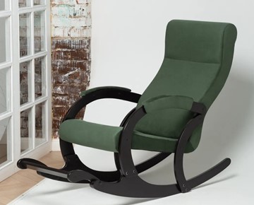 Кресло-качалка в гостиную Марсель, ткань Amigo Green 33-Т-AG в Ревде - предосмотр 3