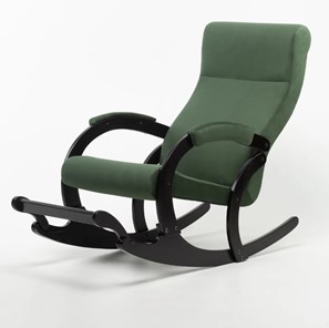 Кресло-качалка в гостиную Марсель, ткань Amigo Green 33-Т-AG в Полевском