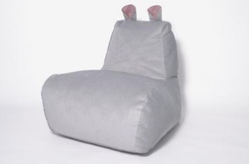 Кресло-мешок Бегемот серый в Екатеринбурге
