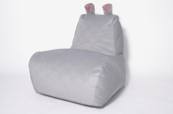 Кресло-мешок Бегемот серый в Красноуфимске - изображение