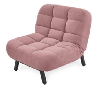 Мягкое кресло Абри опора металл (розовый) в Новоуральске - предосмотр 3